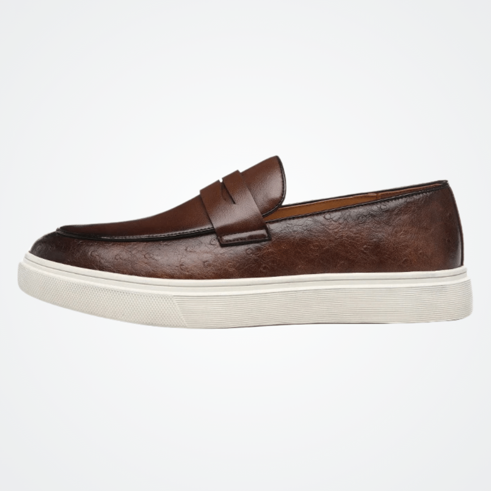 Leather Moccasin Slip-On for Men by Norvex