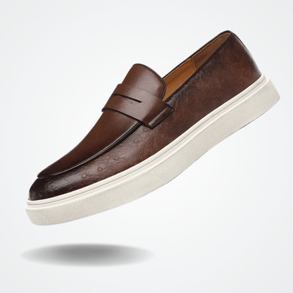 Leather Moccasin Slip-On for Men by Norvex