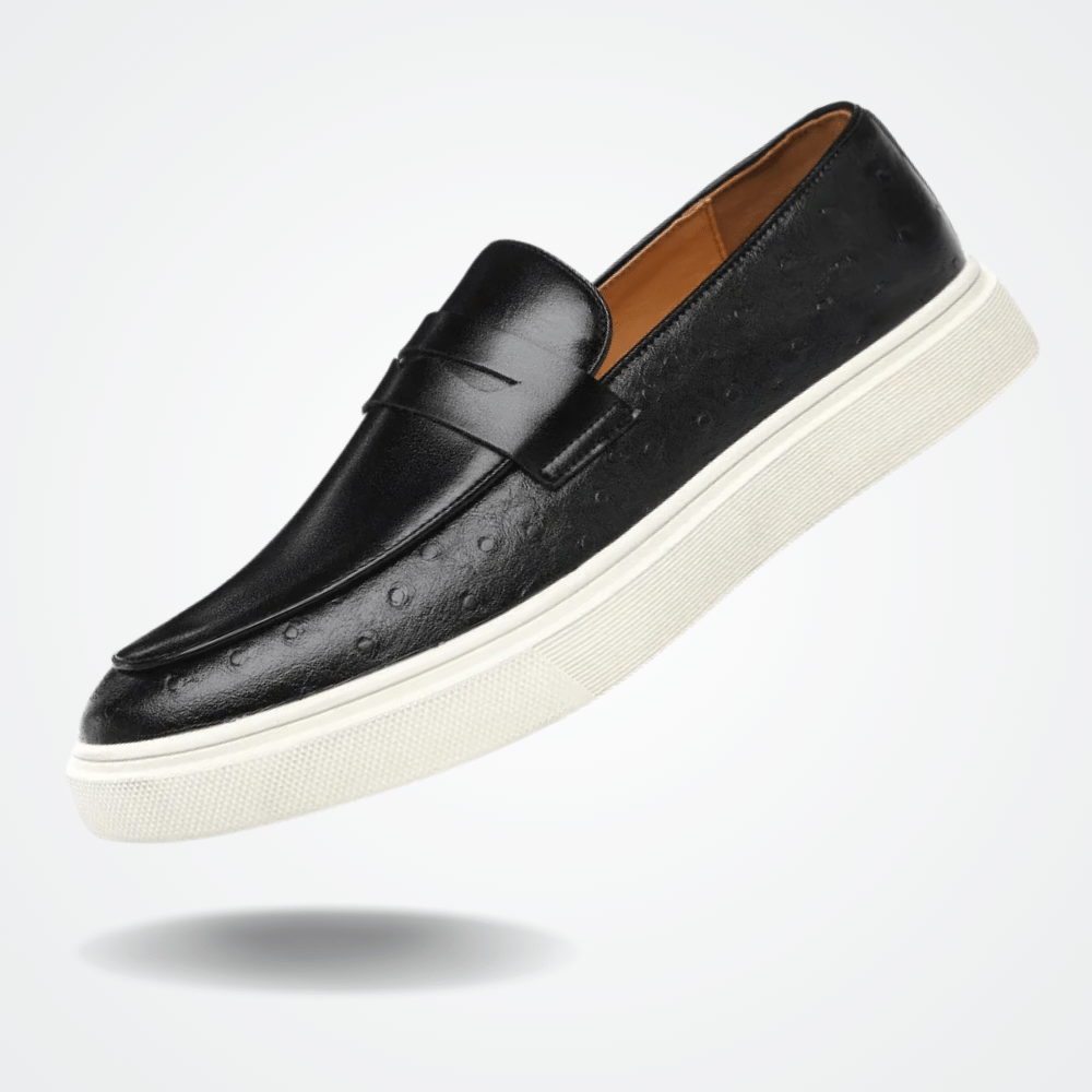 Leather Moccasin Slip-On for Men by Norvex