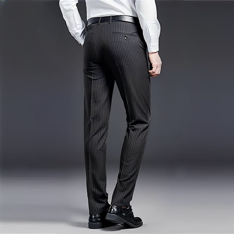 Premium Men's Suit Trousers Striped Norvex