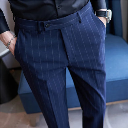 Pinstripe Suit Trousers for Men Norvex