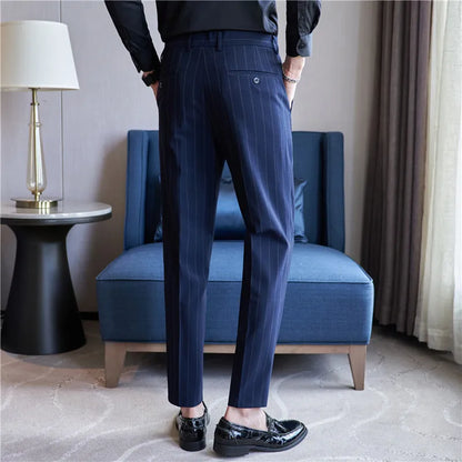 Pinstripe Suit Trousers for Men Norvex