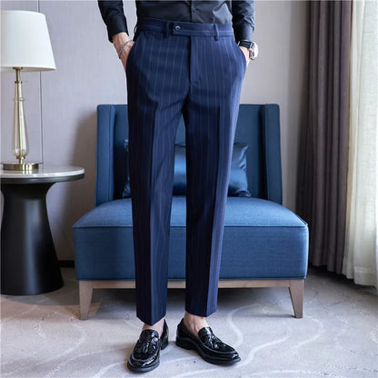 Pinstripe Suit Trousers for Men Norvex