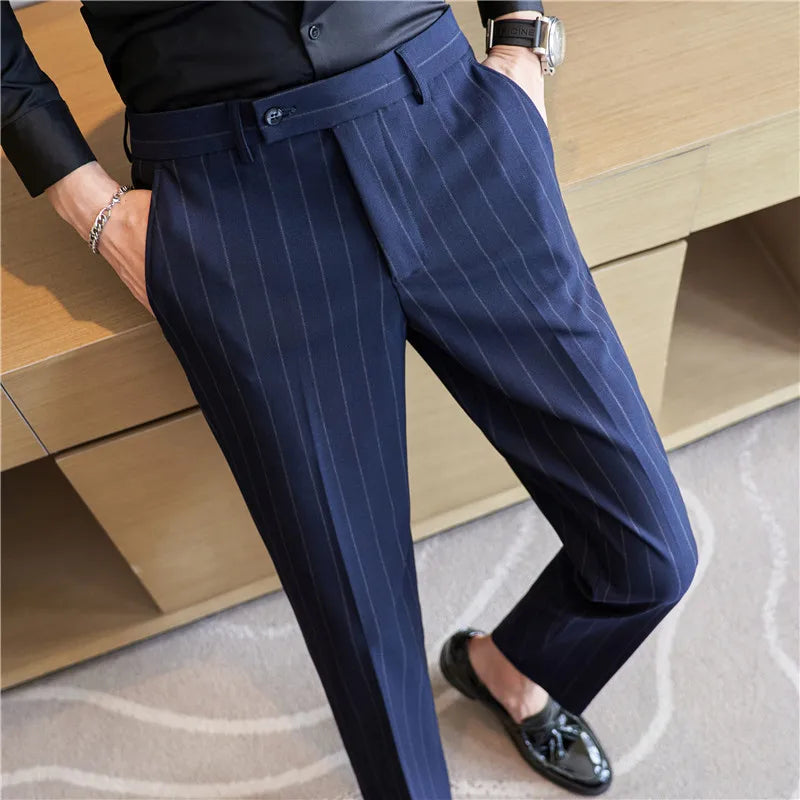 Pinstripe Suit Trousers for Men Norvex