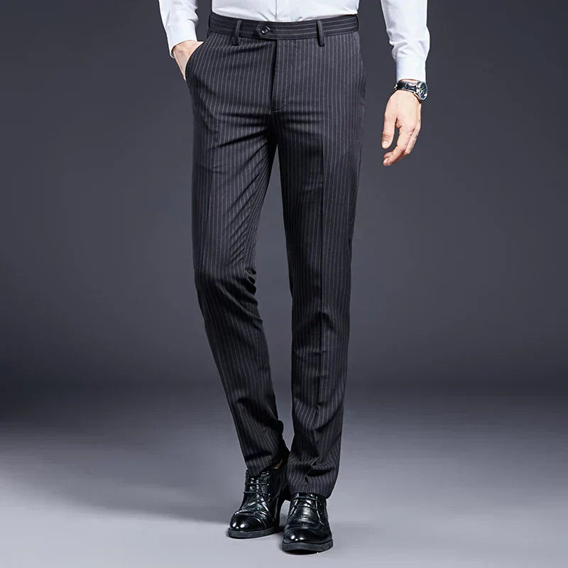 Premium Men's Suit Trousers Striped Norvex