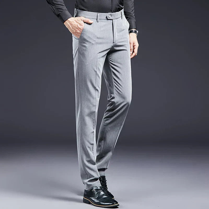 Premium Men's Suit Trousers Striped Norvex