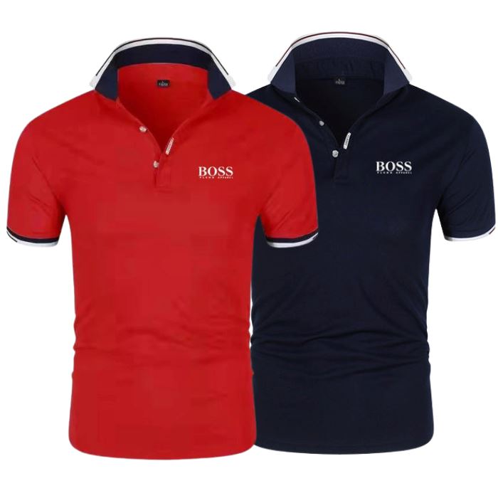 [BUY 1, GET 2] 2-Pack Boss Essential Polo Shirts